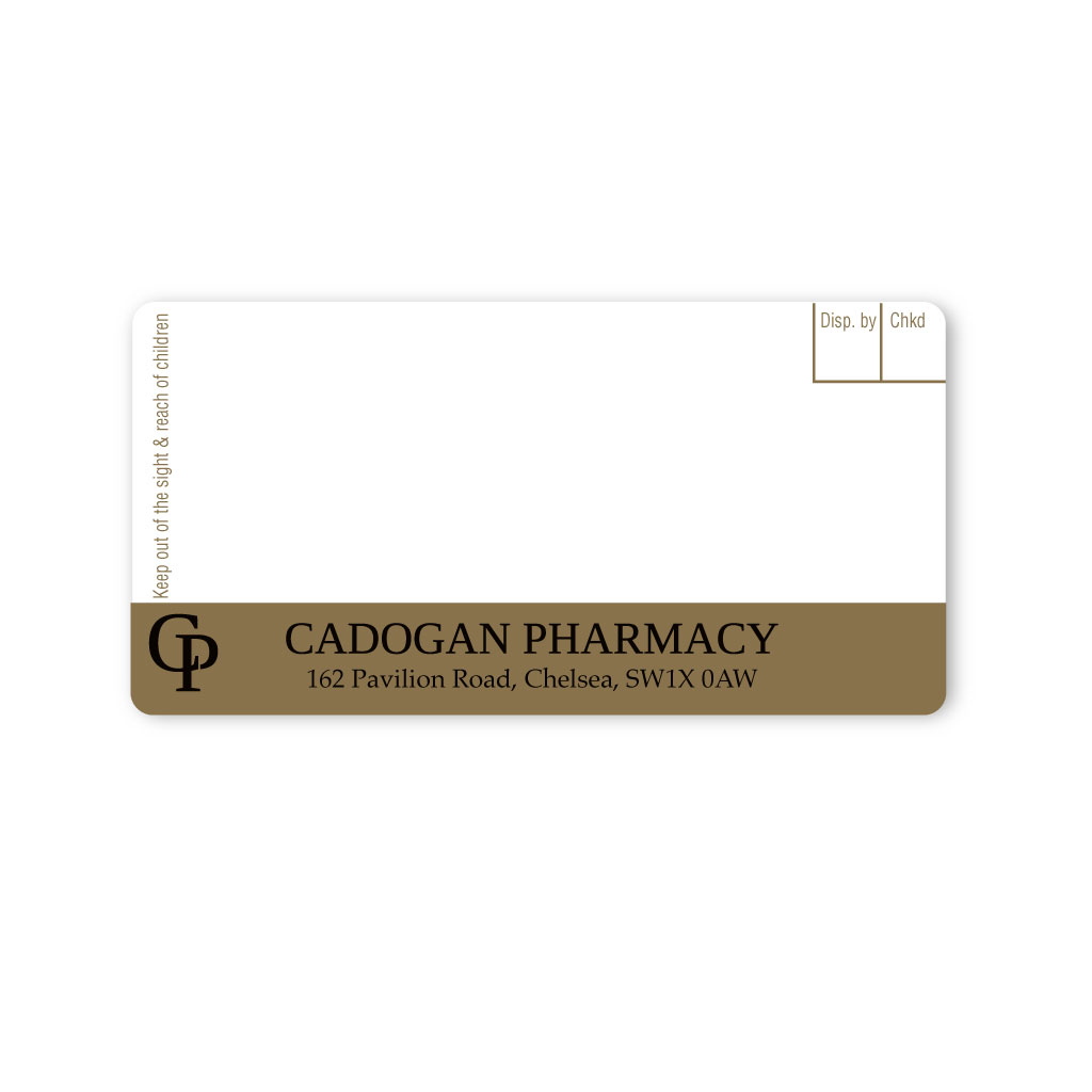 [EMT5327] Cadogan Pharmacy Labels  