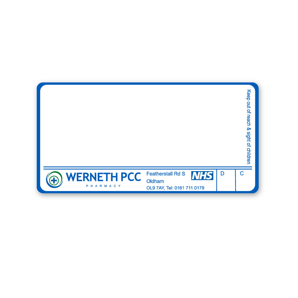 [EMT5328] Newsome Werneth Pharmacy Labels
