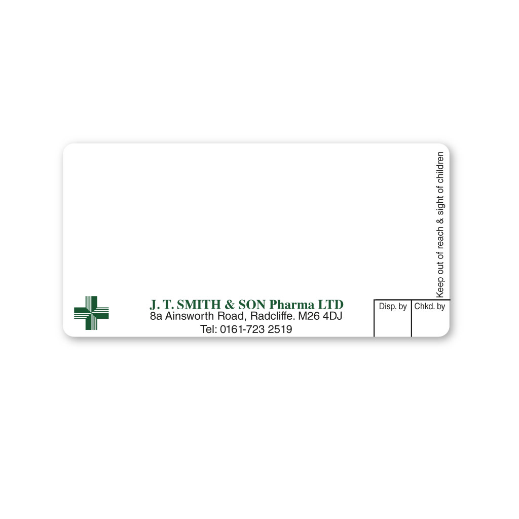 [EMT5364] JT Smith & Son Pharmacy Labels  