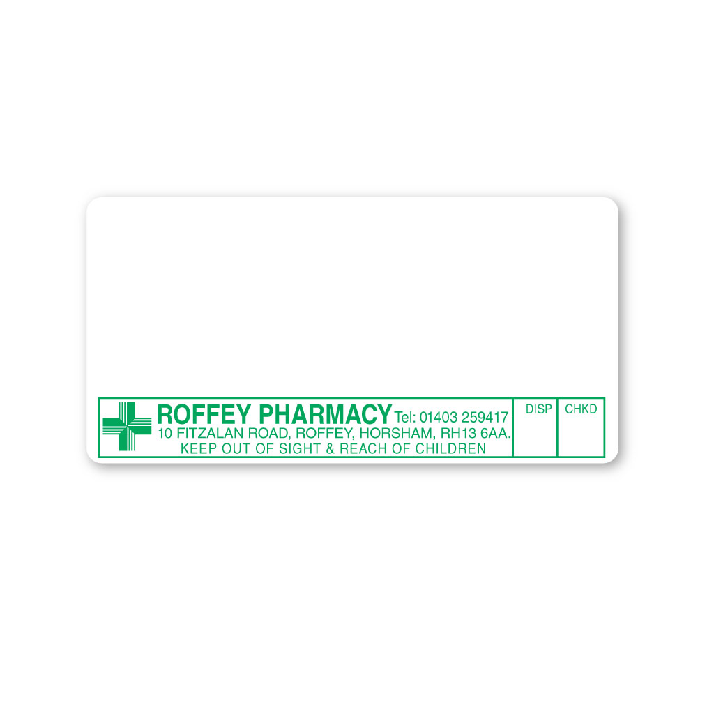 [EMT5369] Roffey Pharmacy Labels 