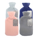 Everyday Plain Fleece Hot Water Bottle Assorted Colours (Pack of 24)