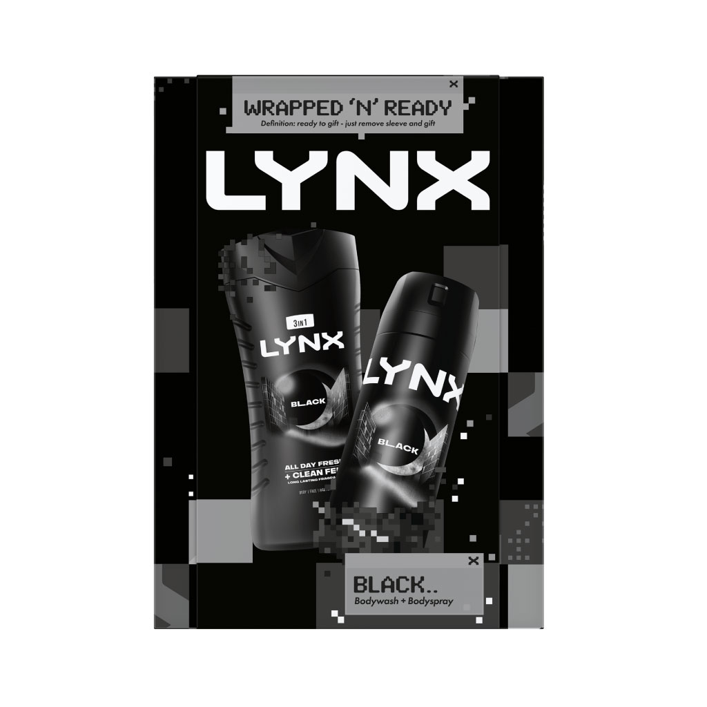 LYNX Duo Black Gift Set (Pack of 6)