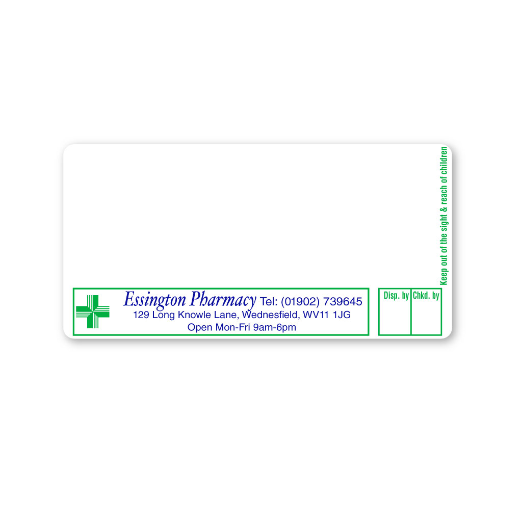 [EMT5373] Essengton Pharmacy Labels