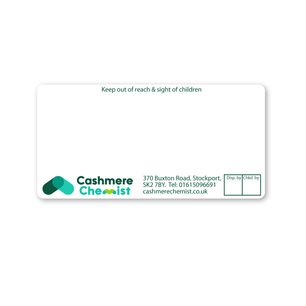 [EMT5385] Cashmere Chemist Pharmacy Labels 