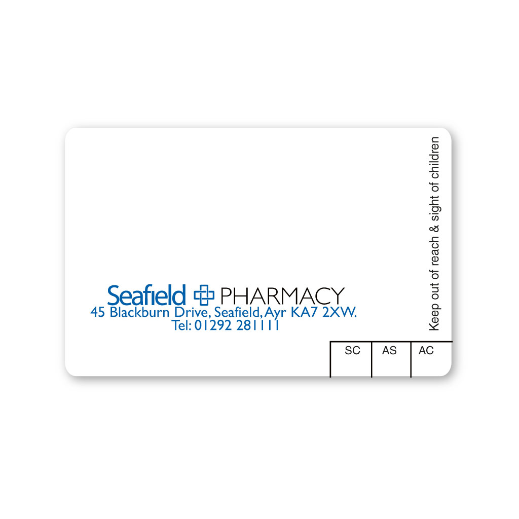 [EMT5397] Seafield Pharmacy Labels 70x45