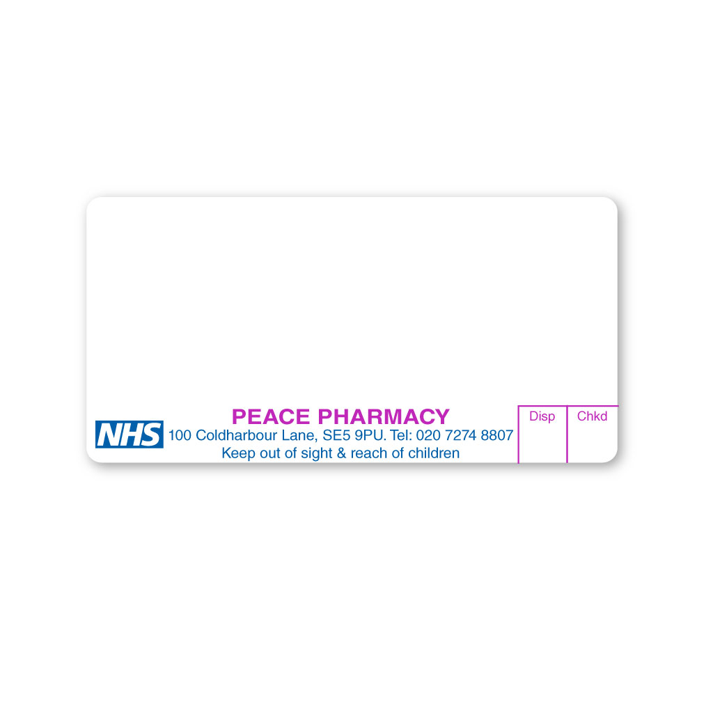 [EMT5402] Peace Pharmacy Labels