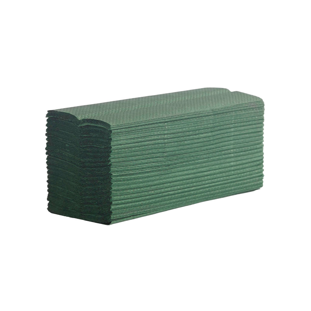 C Fold Hand Towels - Green for Pharmacy Retail - Household From EMT Healthcare
