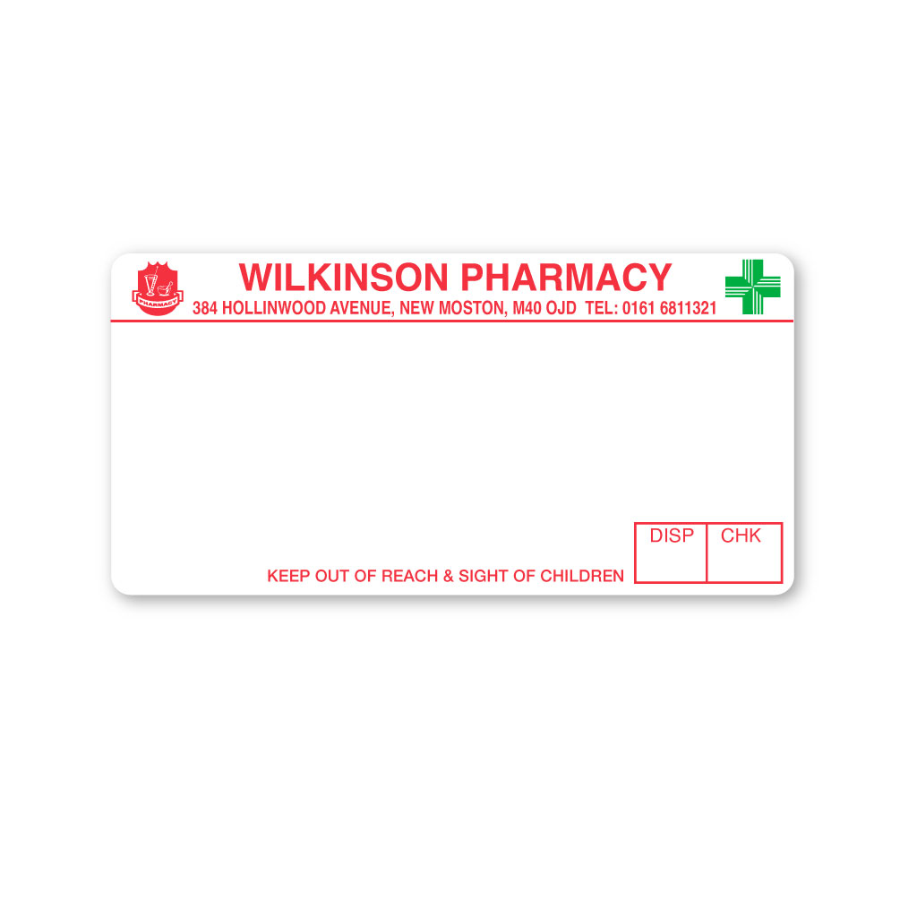 Wilkinson Pharmacy Labels From EMT Healthcare
