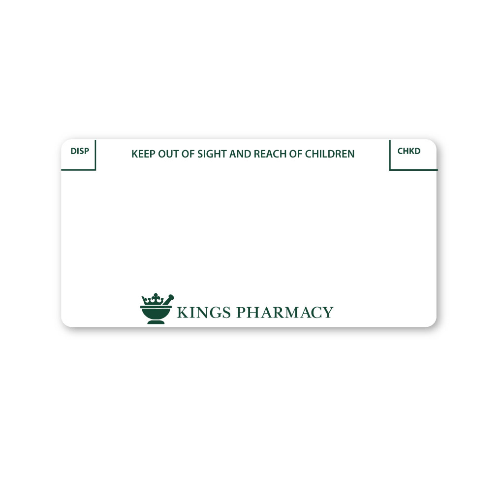 Kings Pharmacy Labels From EMT Healthcare