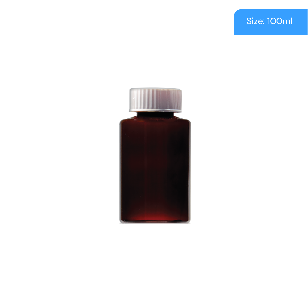100ml Precapped PET Round Tablet Bottles