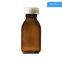 100ml Precapped Round Glass Bottles (Pack of 36)