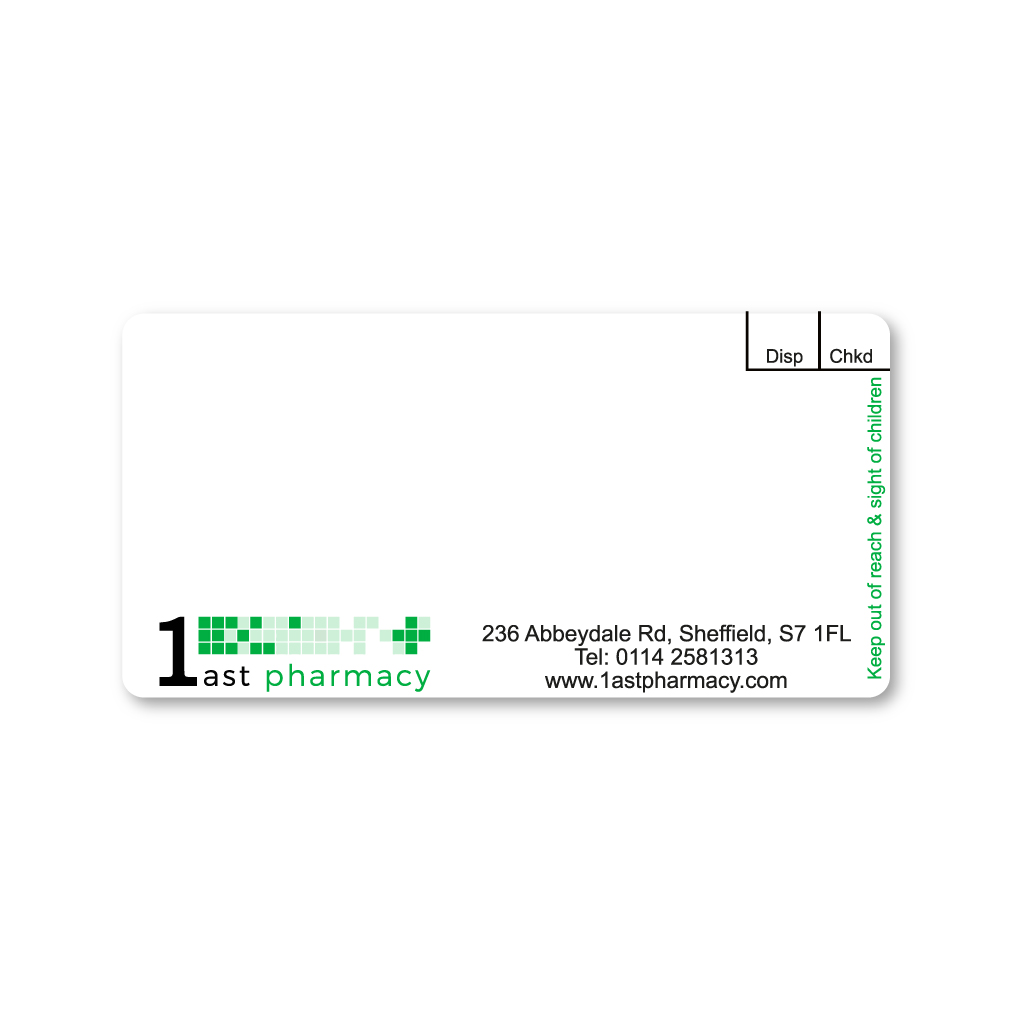 [AZEMT4027] 1ast Pharmacy Labels