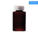 200ml Precapped PET Round Tablet Bottles (Pack of 100)