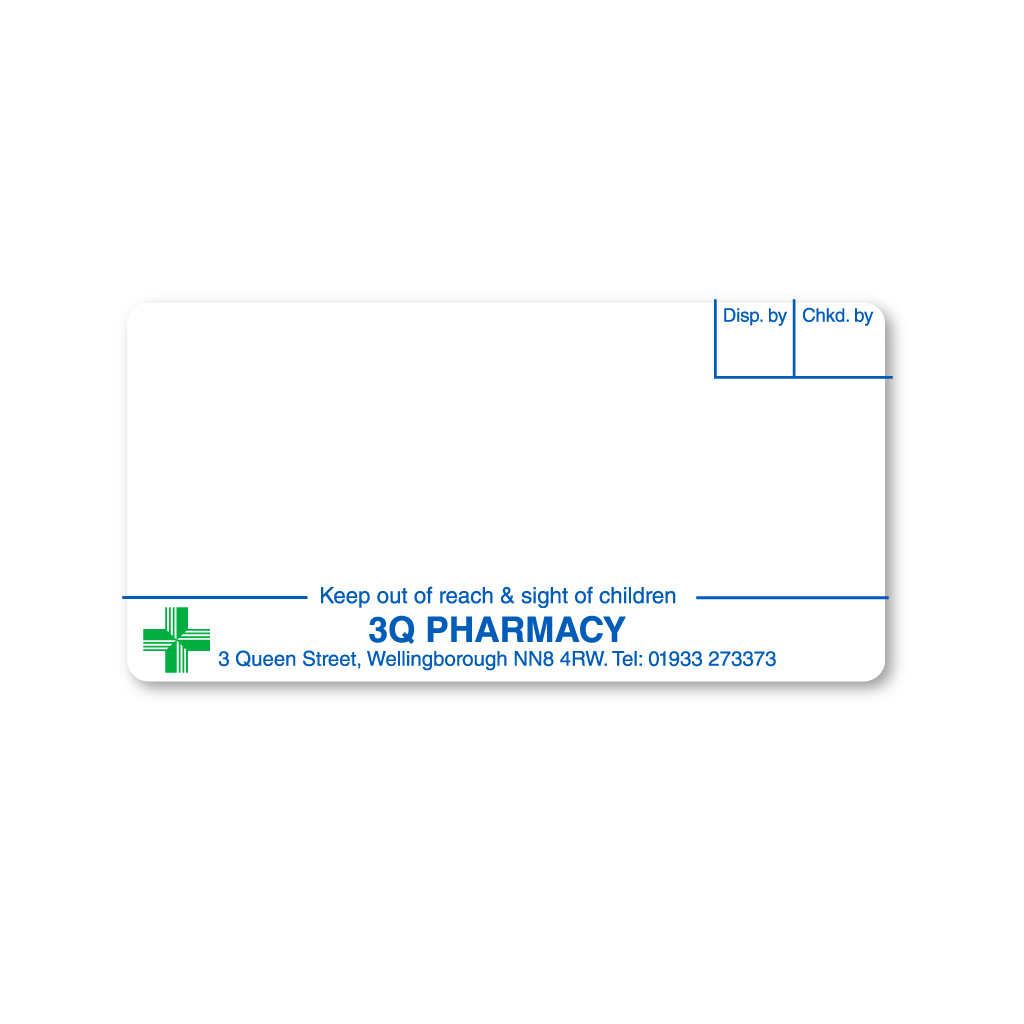 [AZEMT3973] 3Q Pharmacy Labels