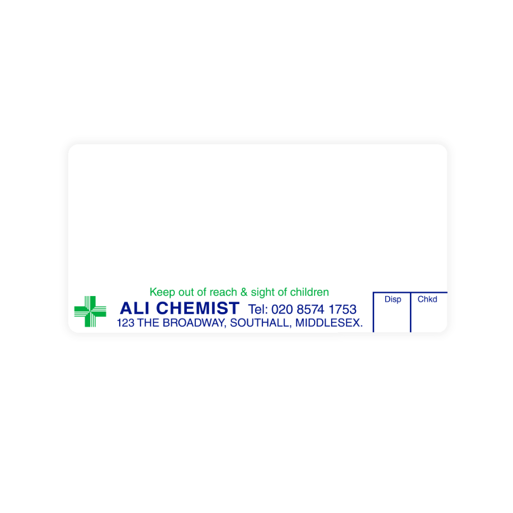 [EMT4636] Alchem Pharmacy Dispensing Labels