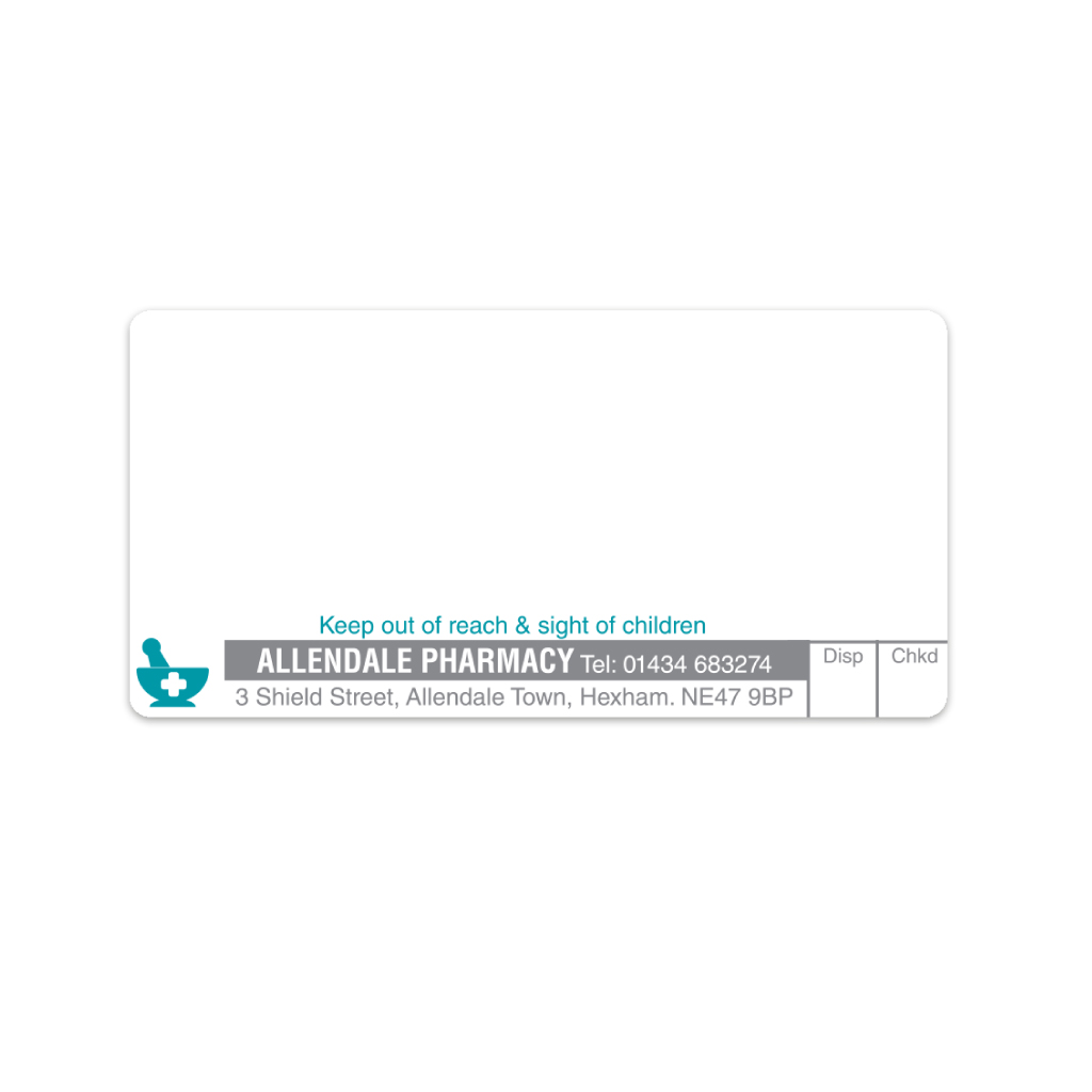 Allendale Pharmacy Labels