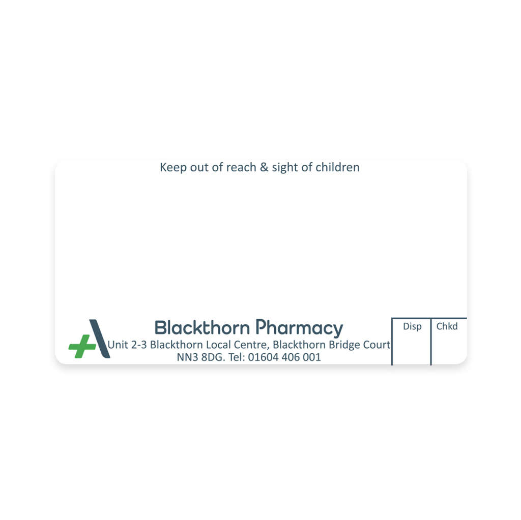 [AZEMT2996] Allied Blackthorn Dispensing Labels
