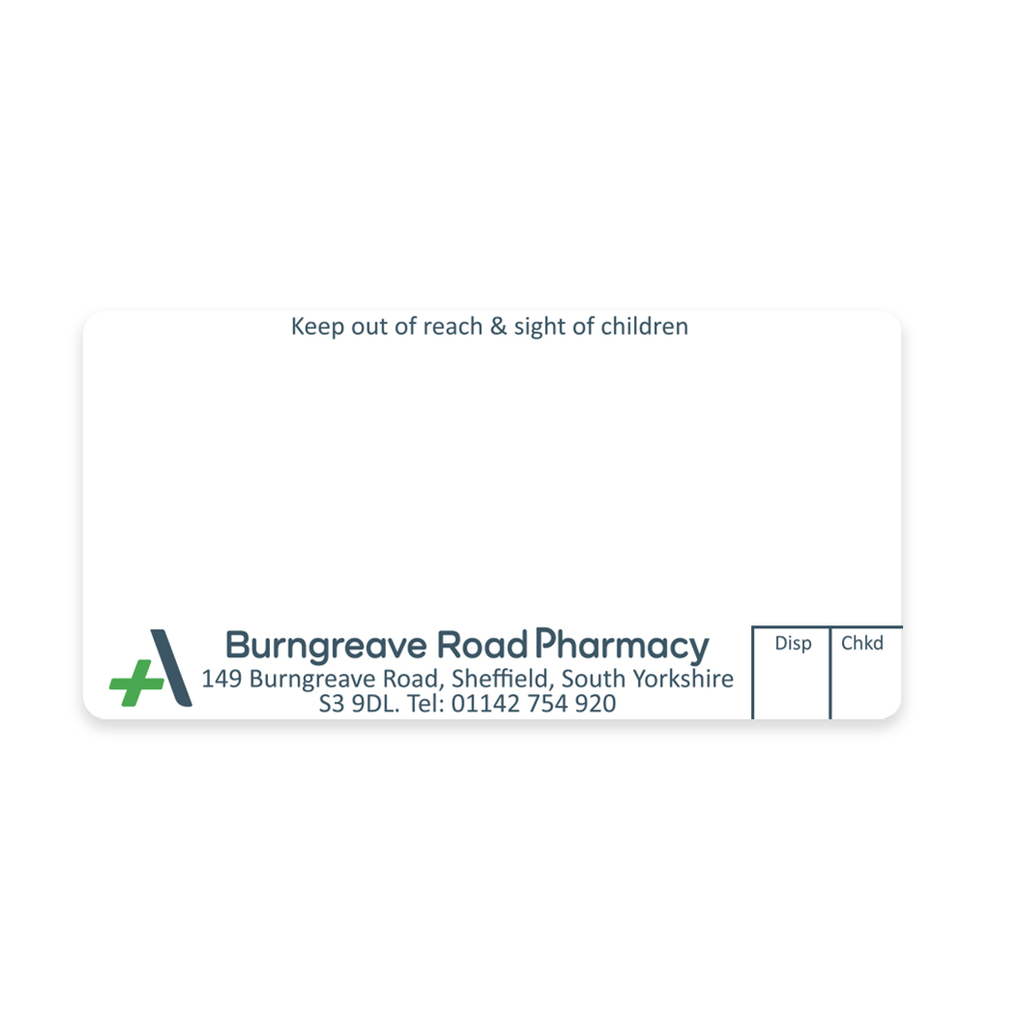 [AZEMT2998] Allied Burngreave Dispensing Labels