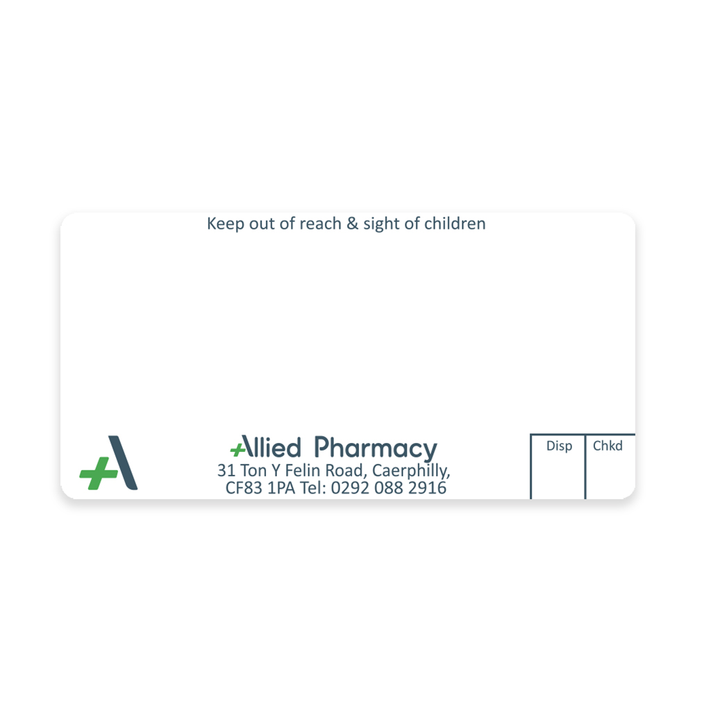 [AZEMT3062] Allied Caerphilly Dispensing Labels