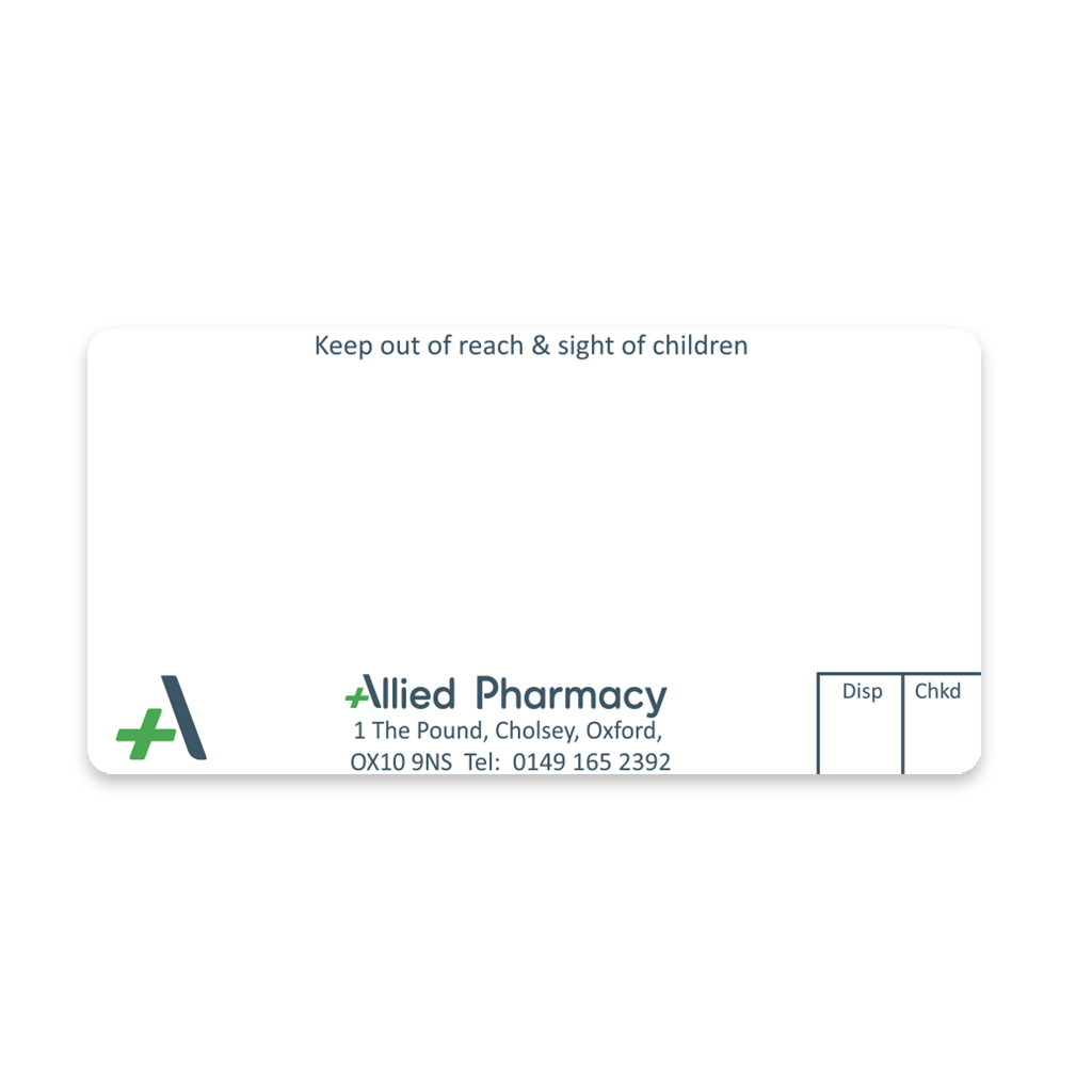 [AZEMT4010] Allied Cholsey Dispensing Labels