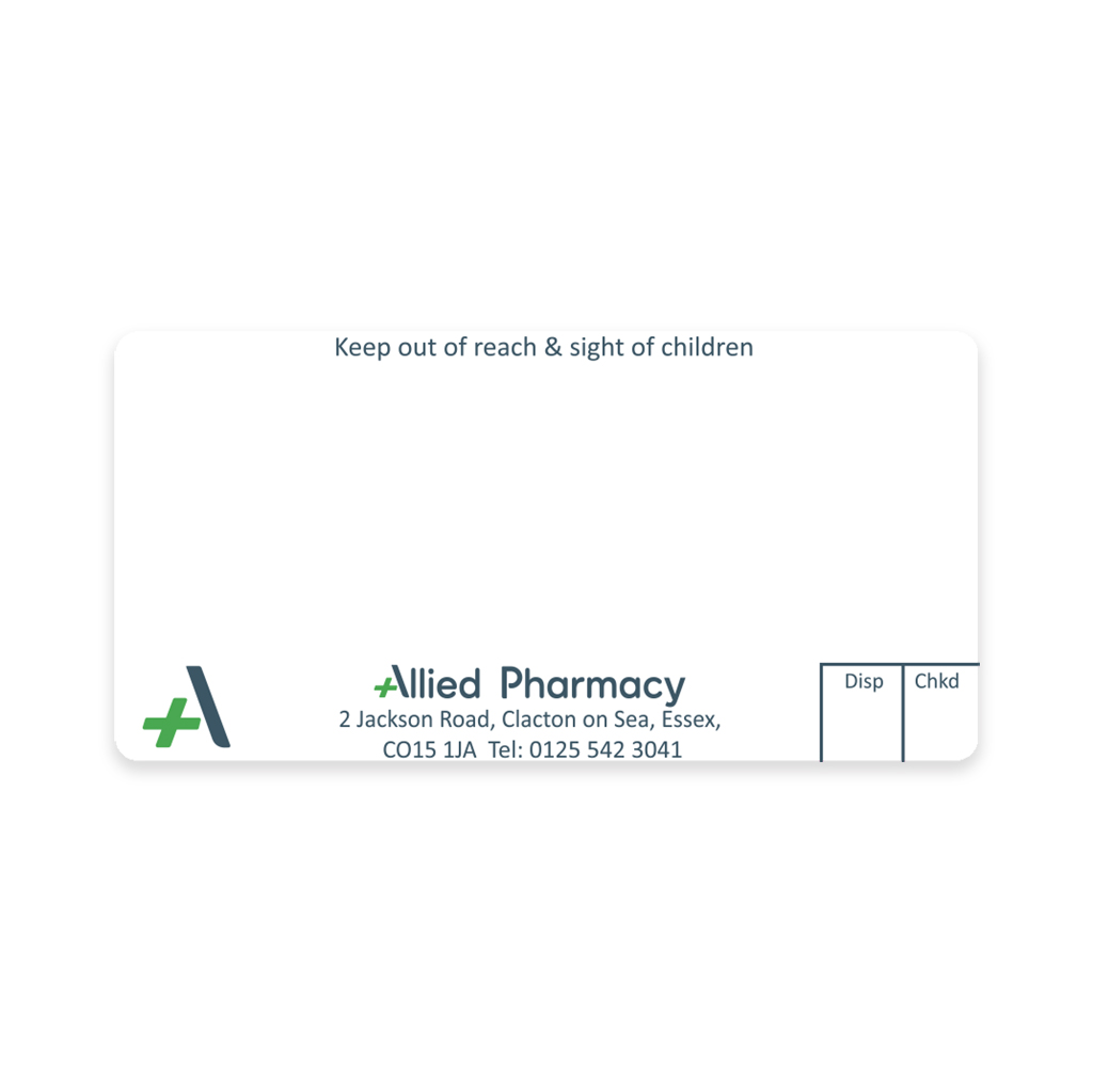 [AZEMT3575] Allied Clacton Dispensing Labels