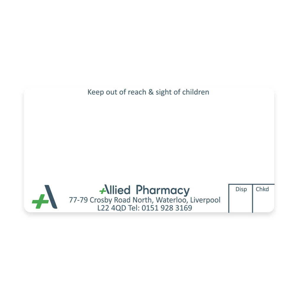 Allied Crosby Road Pharmacy Labels