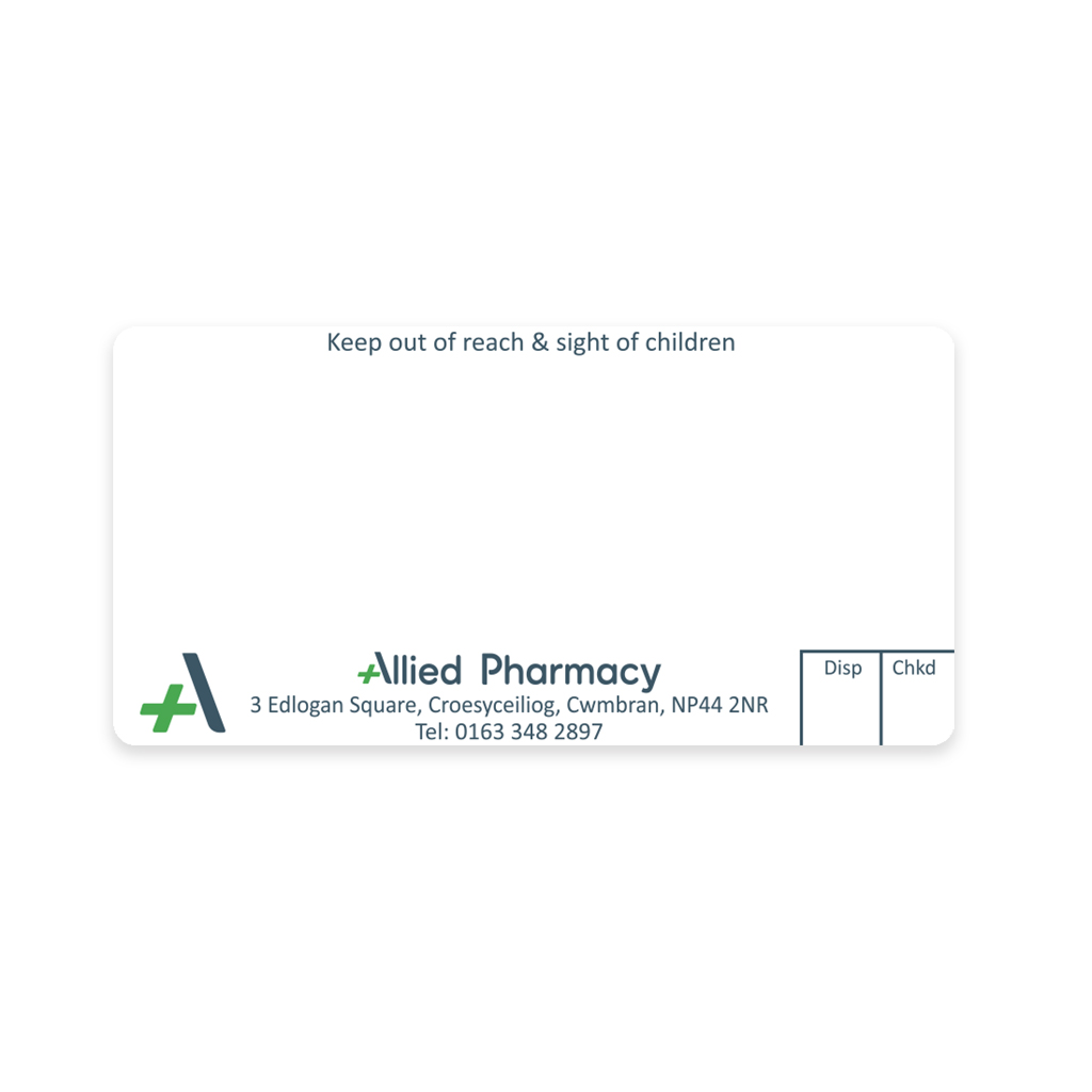 [AZEMT3398] Allied Cwmbran Dispensing Labels