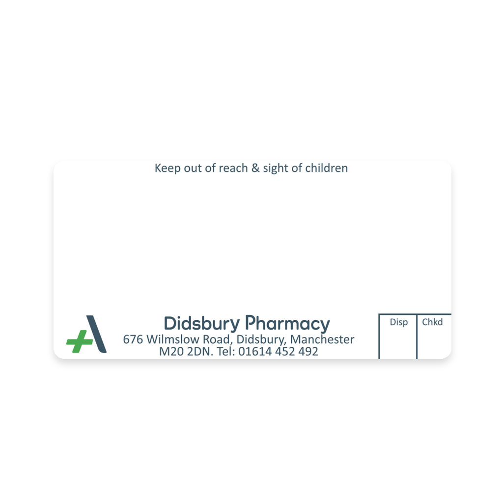 [AZEMT2979] Allied Didsbury Dispensing Labels