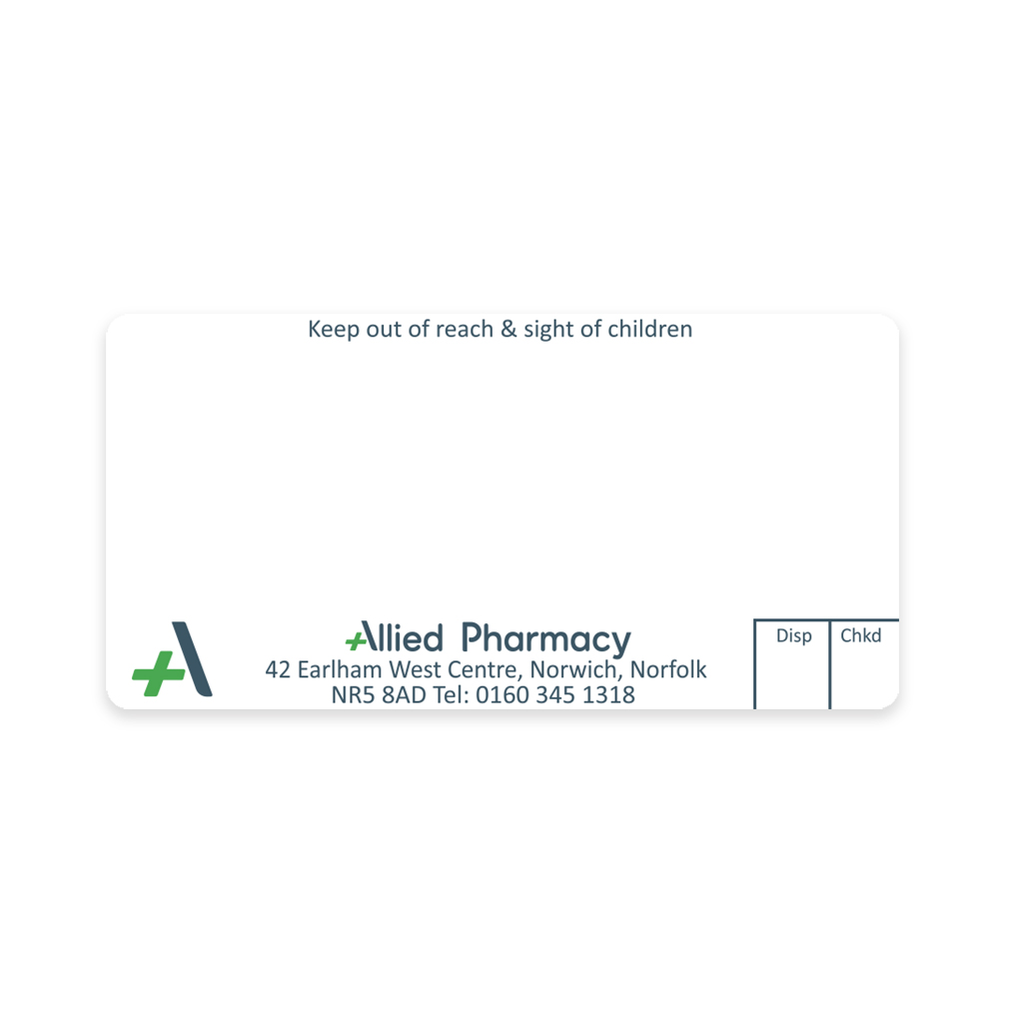 Allied Earlham West Dispensing Labels