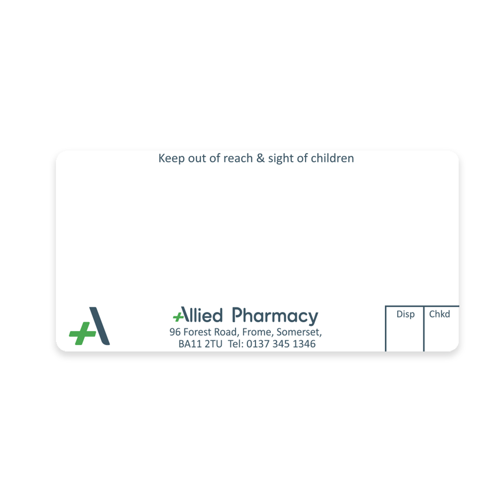 [AZEMT3703] Allied Frome Dispensing Labels