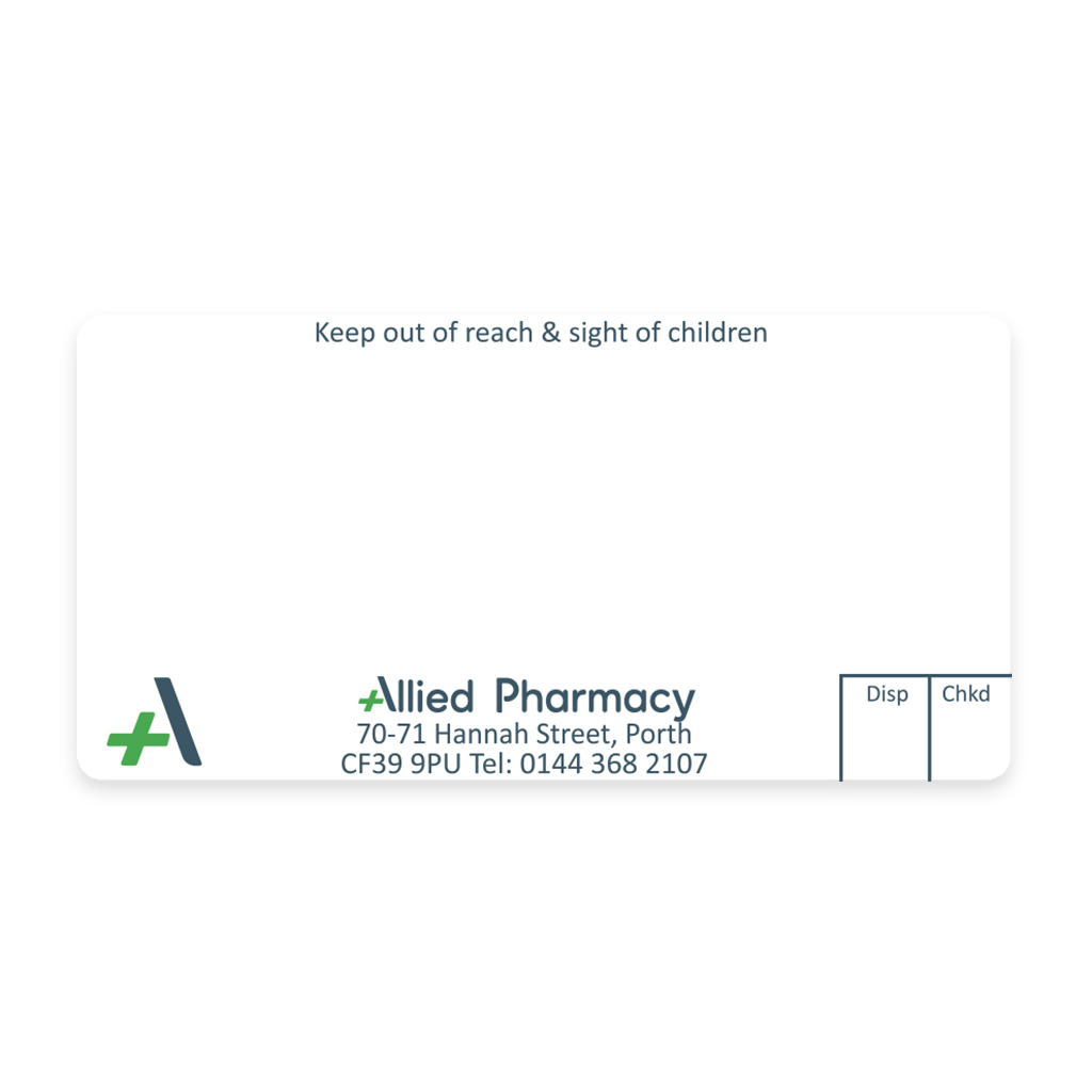 [AZEMT2924] Allied Hannah St Pharmacy Labels