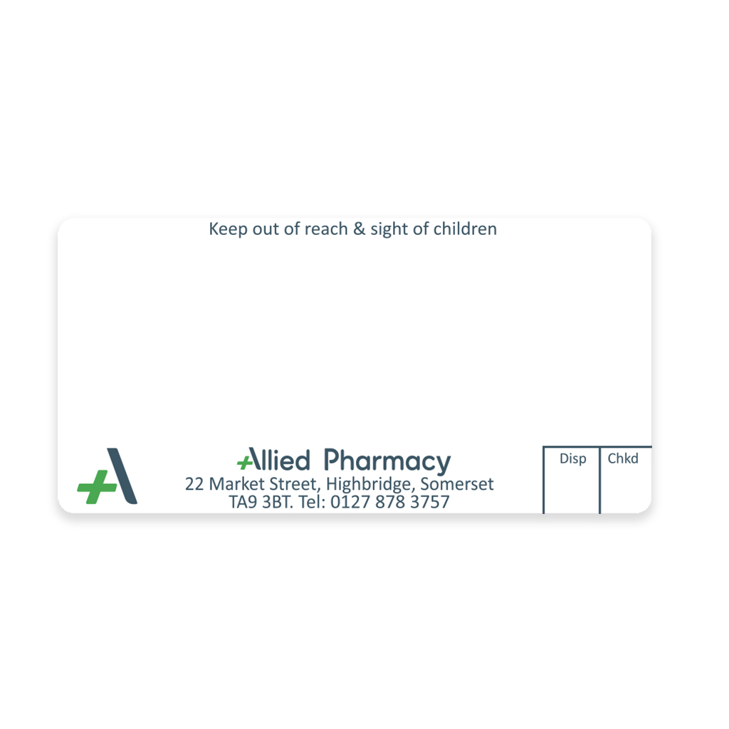 [AZEMT3012] Allied Highbridge Dispensing Labels