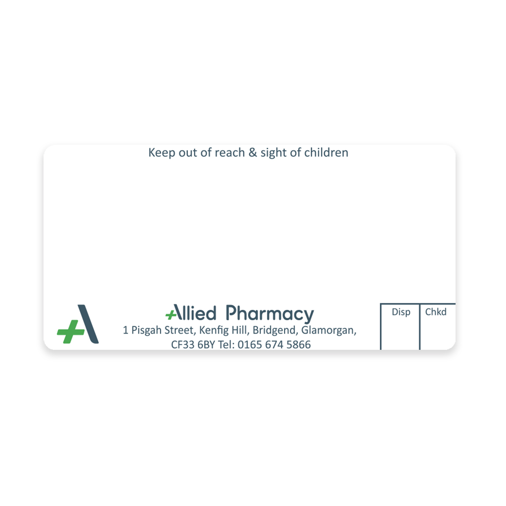 Allied Kenfig Hill Pharmacy Labels
