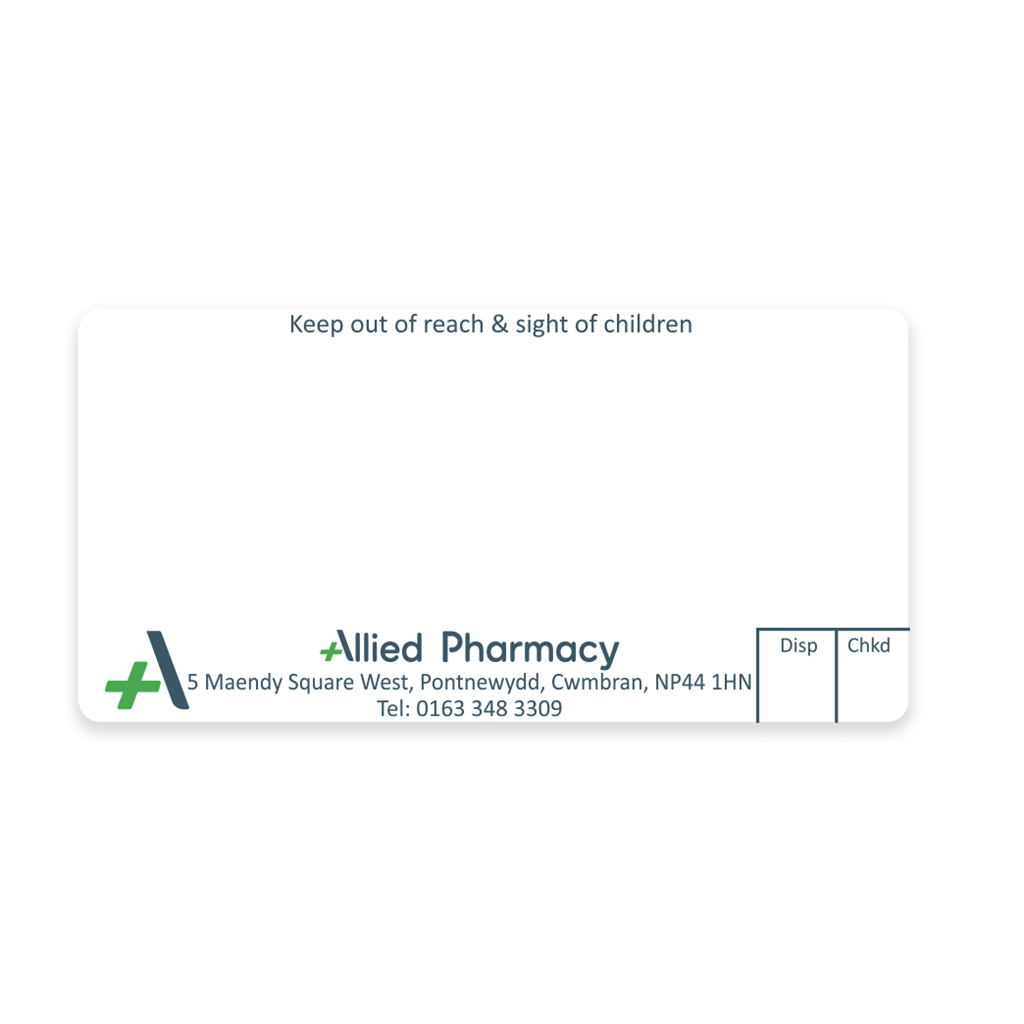 [AZEMT3401] Allied Maendy Square Dispensing Labels