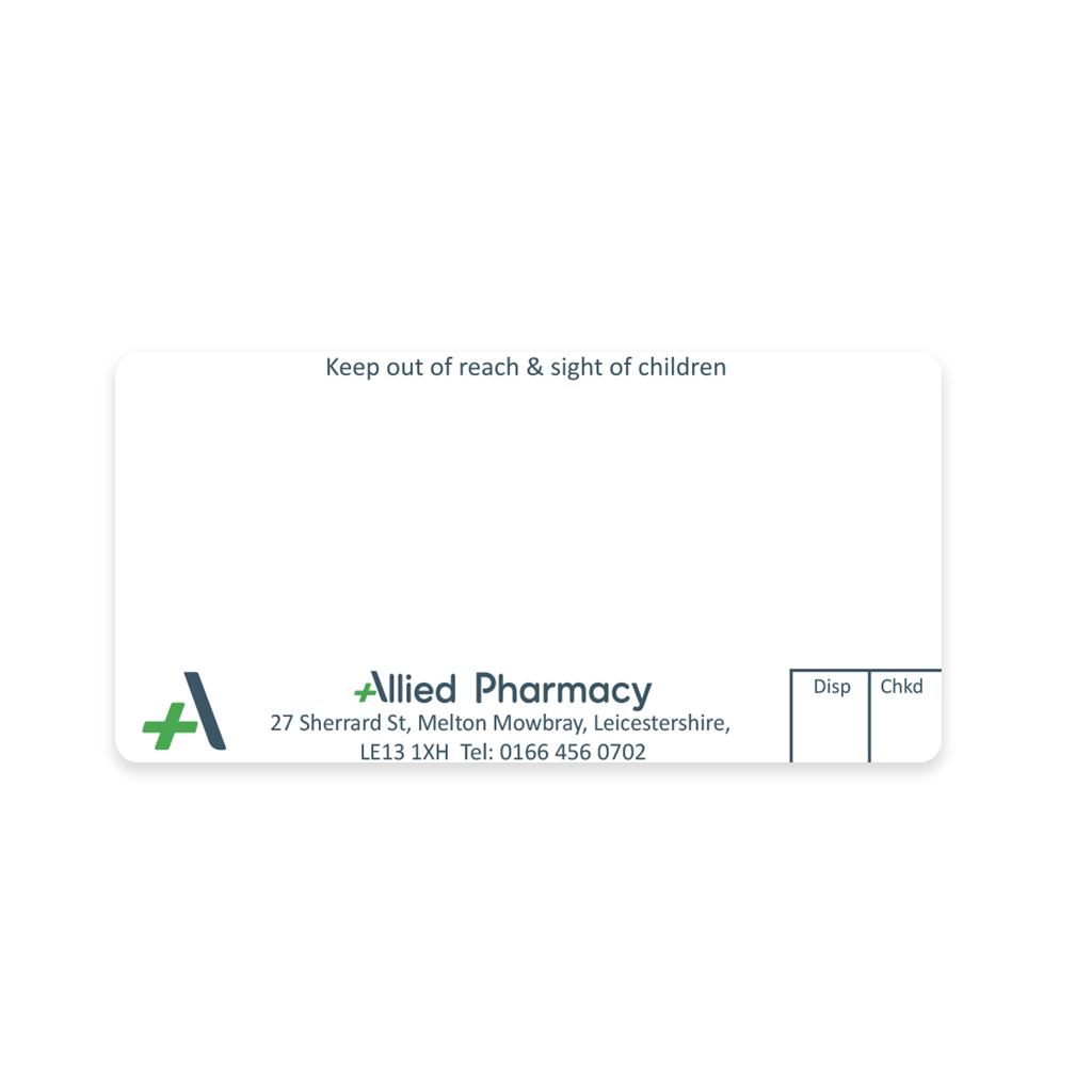 Allied Melton Mowbray Dispensing Labels