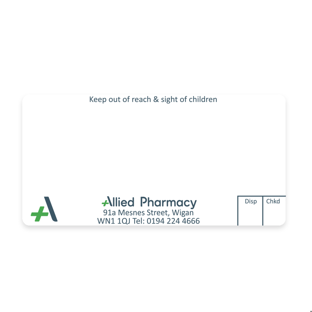 [AZEMT2925] Allied Mesnes St Pharmacy Labels