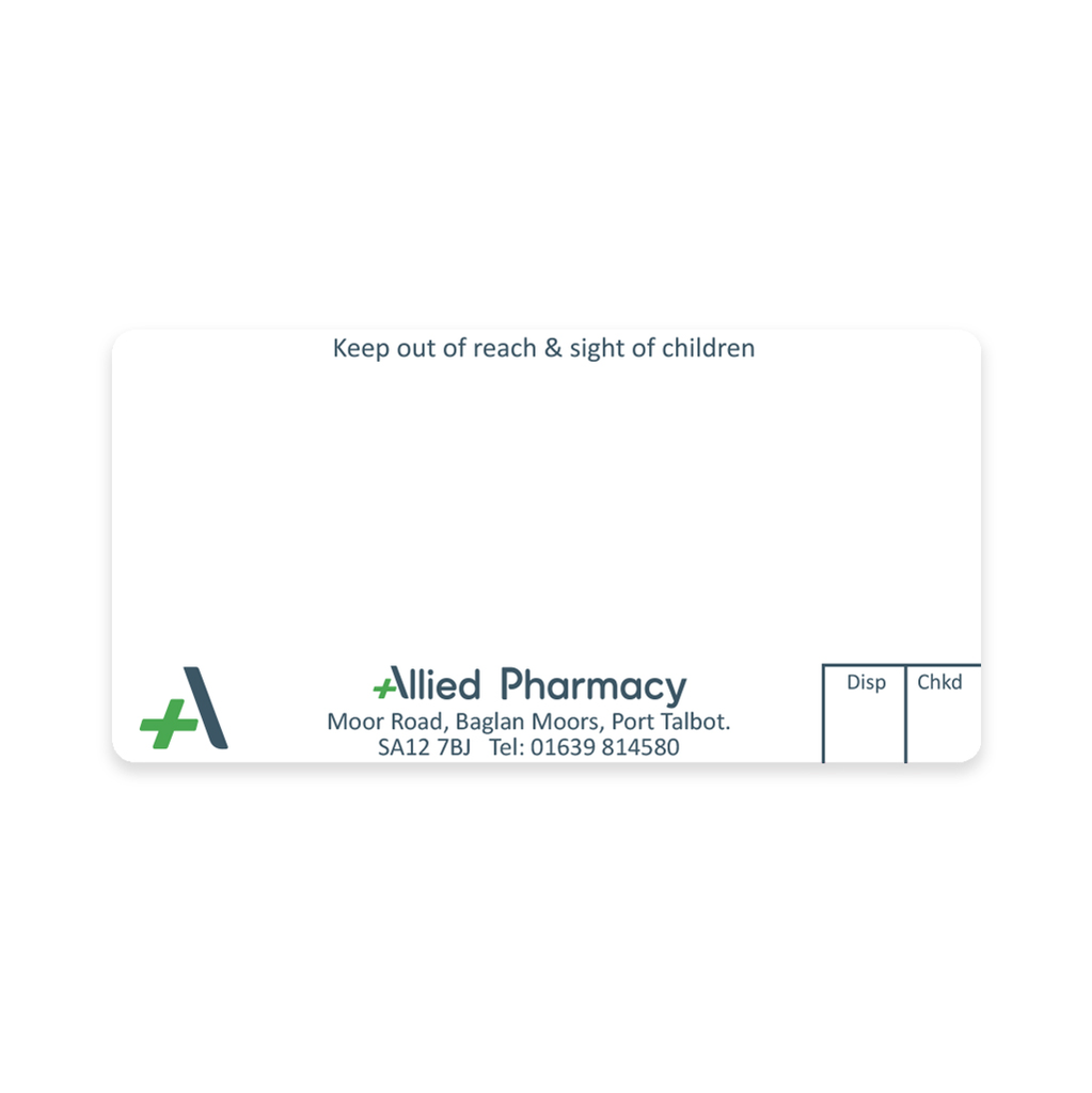 Allied Moor Road Dispensing Labels