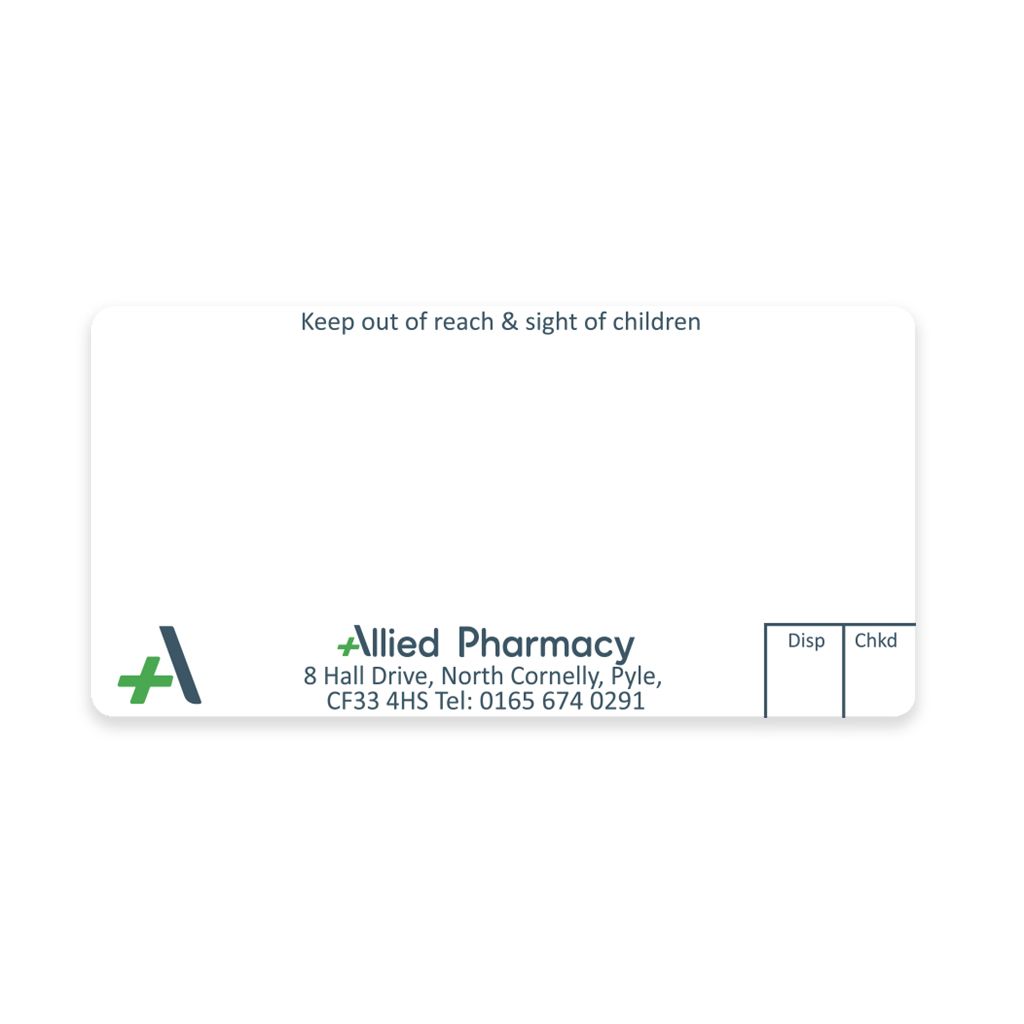 Allied North Cornelly Pharmacy Labels