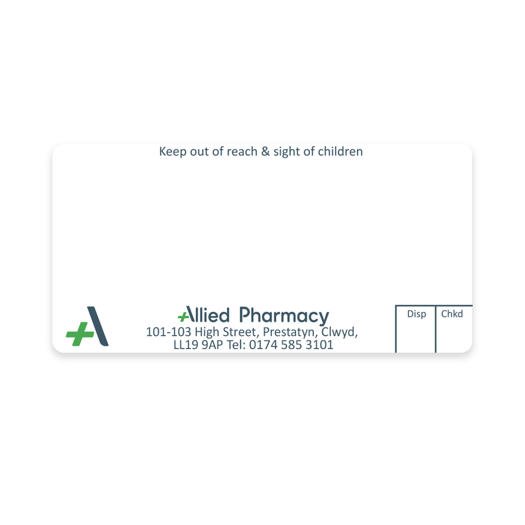 Allied Prestatyn Dispensing Labels