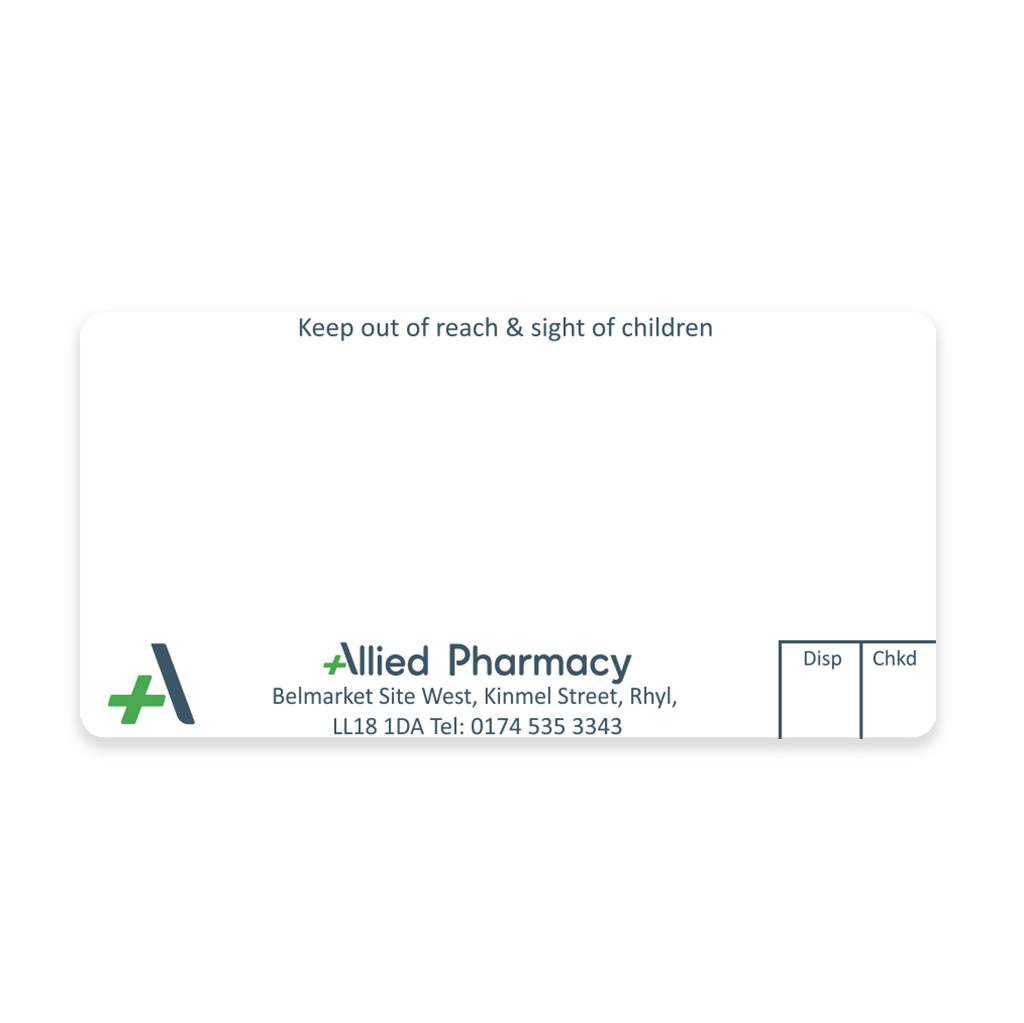 Allied Rhyl Dispensing Labels