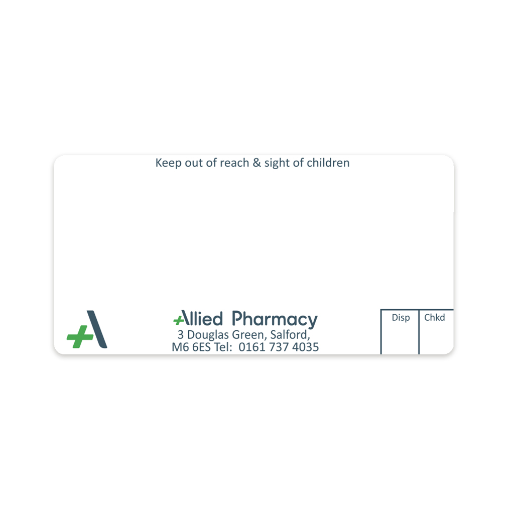[AZEMT3818] Allied Salford Dispensing Labels