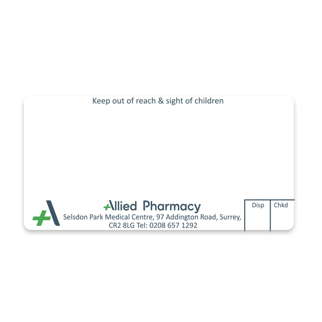 [AZEMT3836] Allied Selsdon Dispensing Labels