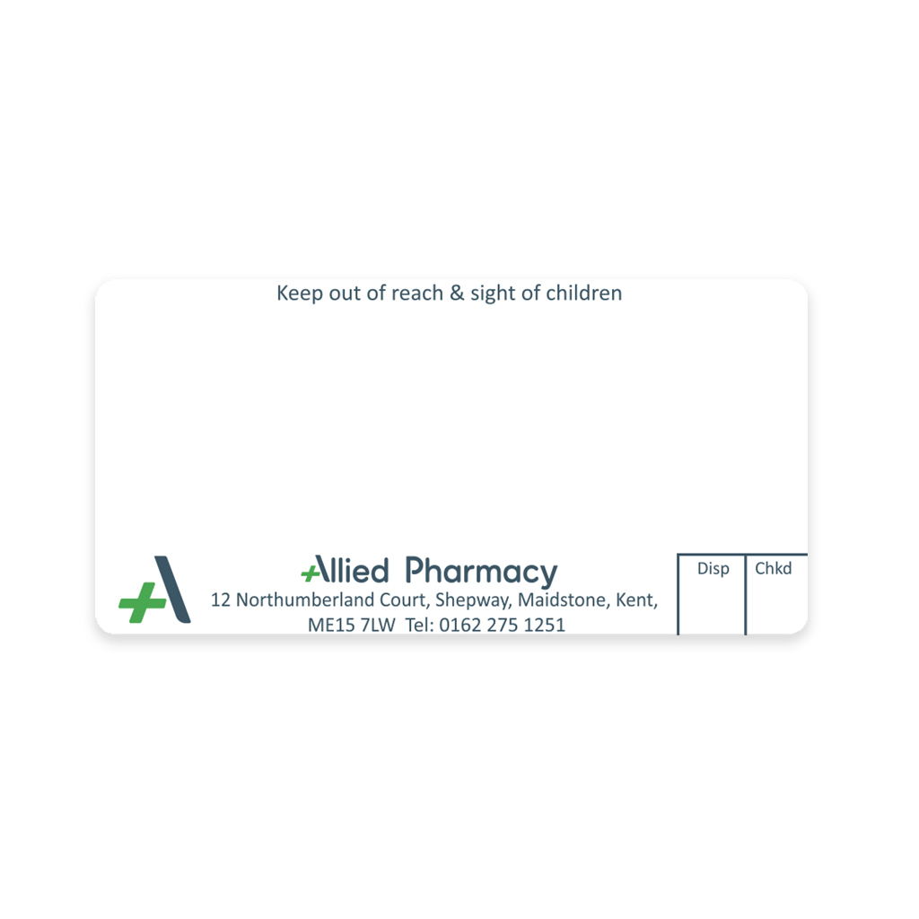 [AZEMT3581] Allied Shepway Dispensing Labels