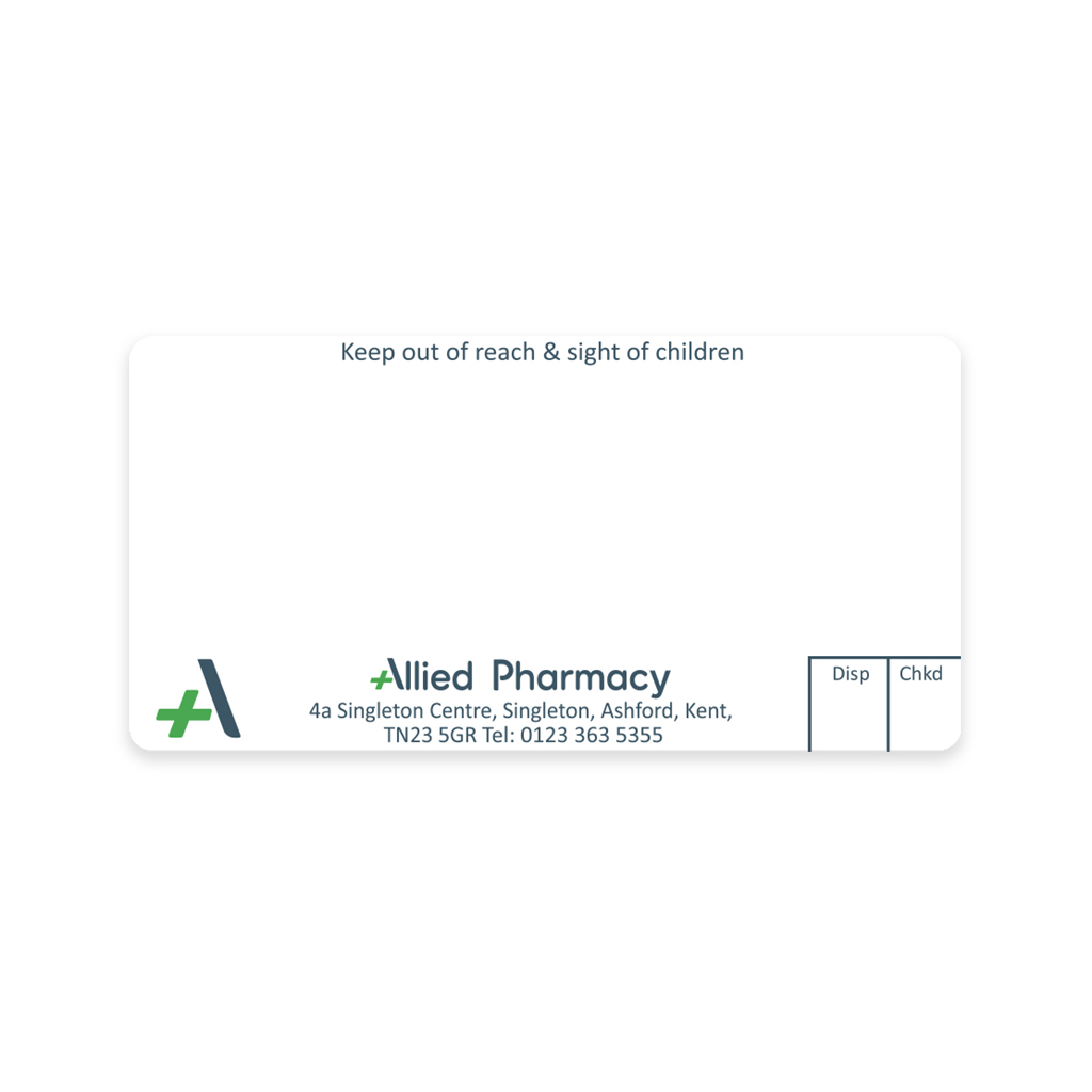 Allied Singleton Dispensing Labels