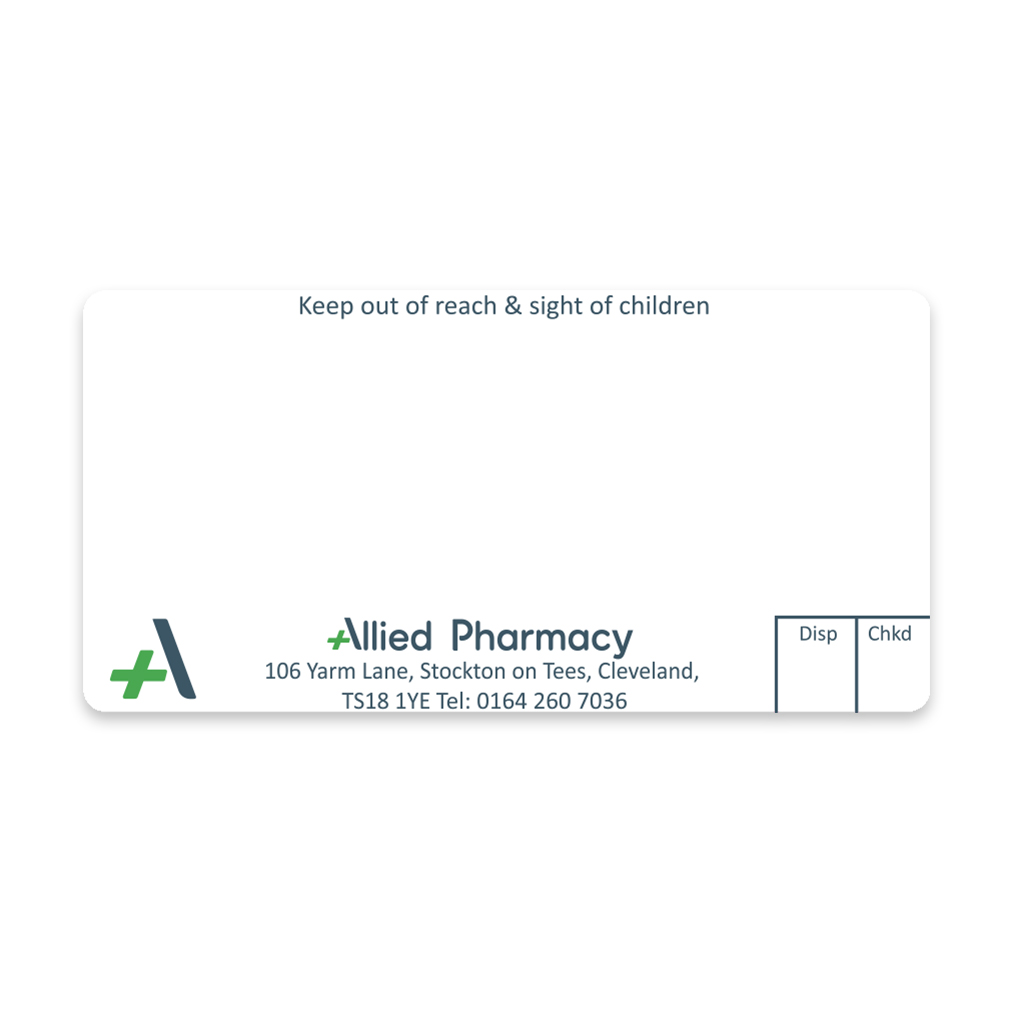 Allied Yarm Lanel Dispensing Labels