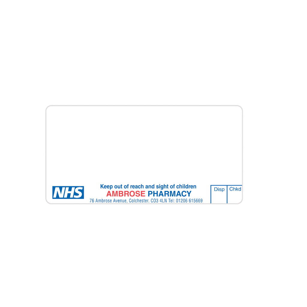 [EMT1216] Ambrose Pharmacy Dispensing Labels