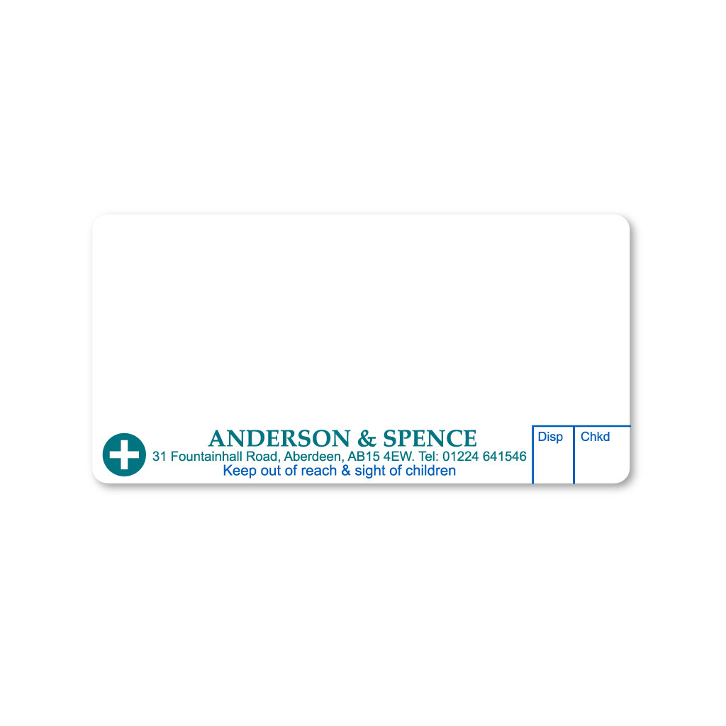 [EMT4539] Anderson & Spence (AB15 4EW) Labels 