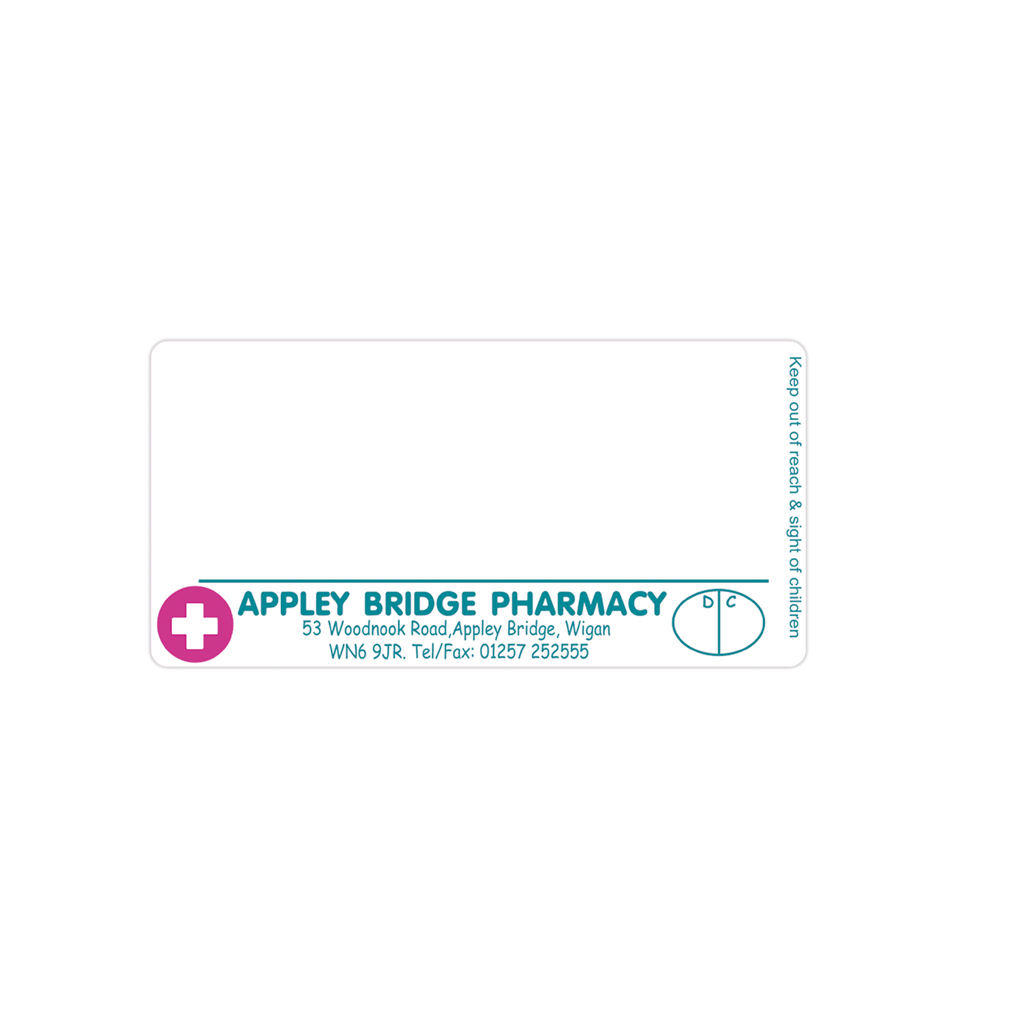 [EMT1537] Appley Bridge Dispensing Labels