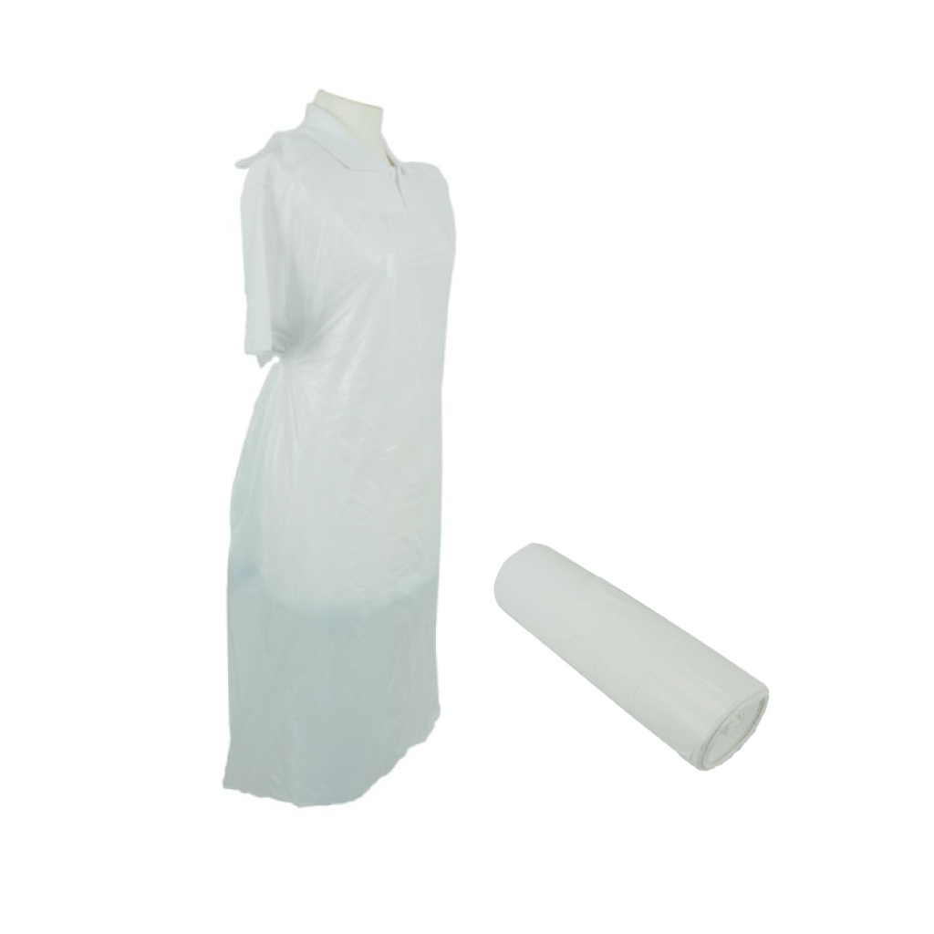 [A2WR] Disposable Apron Roll - White