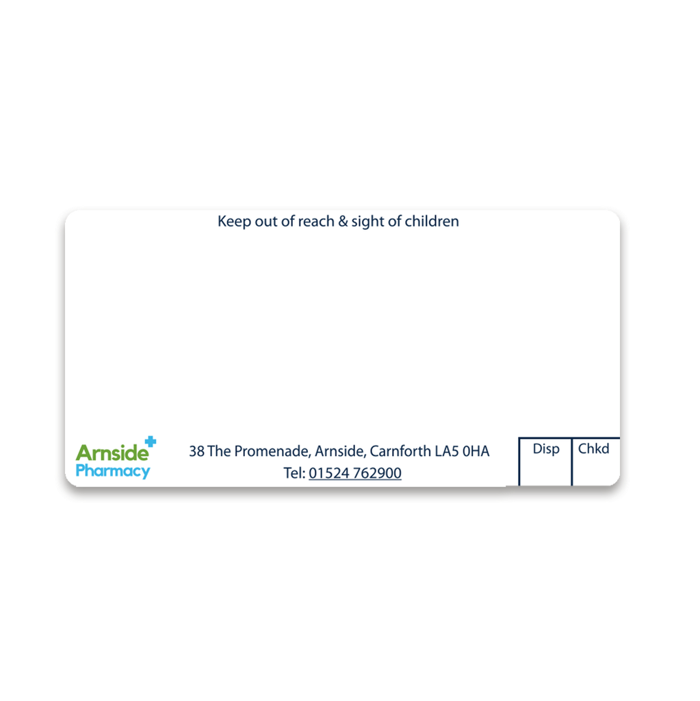 Arnside Pharmacy Labels